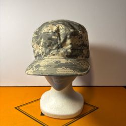 US Army Combat Cap ACU Digital Camo Rip-Stop 55% Cotton 45% Polyester Type 2