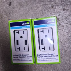Leviton 20 Amp USB Outlet