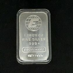 Vintage Engelhard 1 oz Silver Bar 