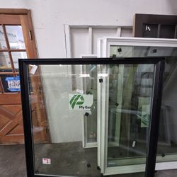 Vinyl Black Tempered Window 59 1/2" X 59" 1/2 