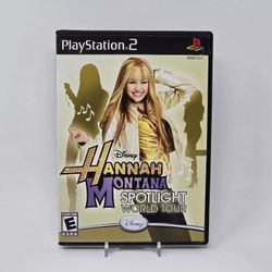 Hannah Montana: Spotlight World Tour (PlayStation 2 PS2) Case & Disc TESTED