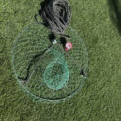 24 Inch Net  And Extra Fishing Line 