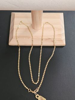 14k gold necklace 24 inch