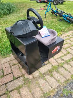Home-made racing simulator (for small kids)
