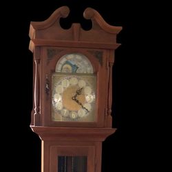 1970s grandfather clock with owners manual