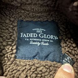 Small Faded Glory Teddy Bear Jacket 