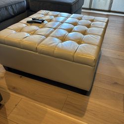 Larger Size ottoman With Storage