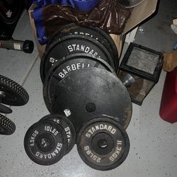 Weights + Olympic Bar