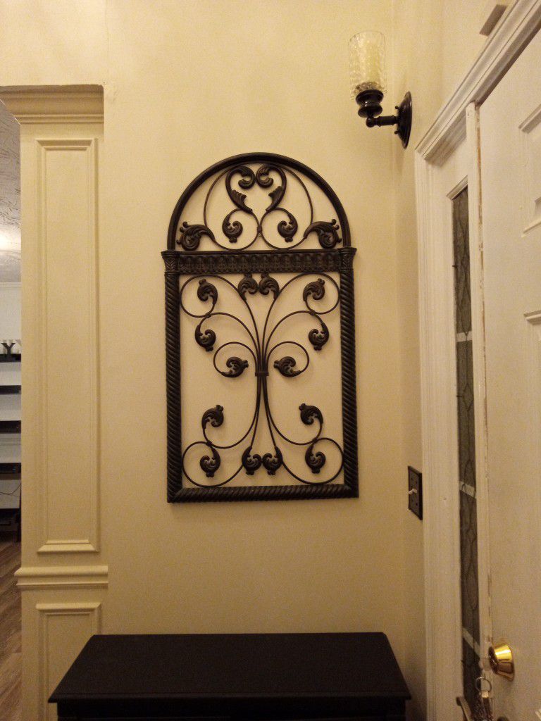 Indoor Outdoor Arched Metal Wall Decor