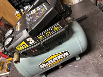McGraw 3 Gallon Air Compressor 110 PSI