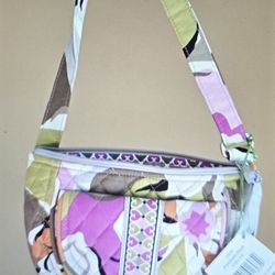 NEW Vera Bradley "Portobello Road" LIZZY small Crossbody Bag, Mini Laptop Hard Case & Backpack