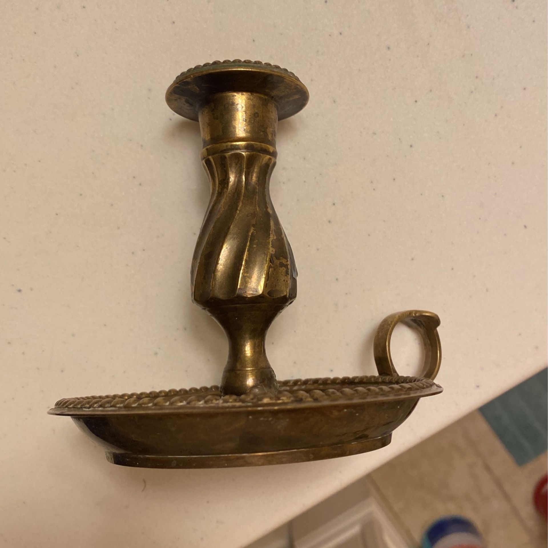 Solid Brass Made In India Candle Holder & Silver plate Candlestick
