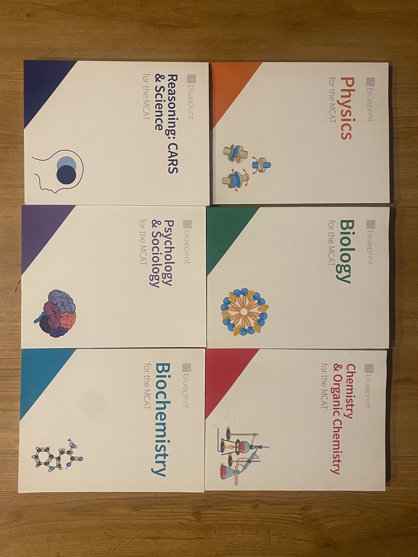 Blueprint MCAT Prep TextbooksFull Set for Sale in West Hollywood, CA