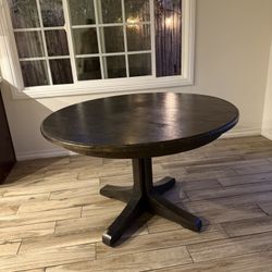 Living Spaces Round Dining Table – $80 (Pickup Only)