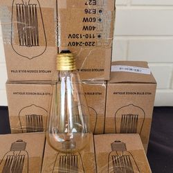 old fashion light bulbs