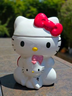 Sanrio Hello Kitty & Charmmy Kitty Ceramic Cookie Jar / Canister