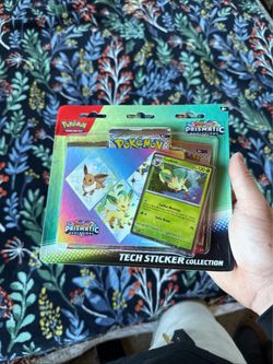 Prismatic Evolution Tech Sticker POKEMON New Sealed