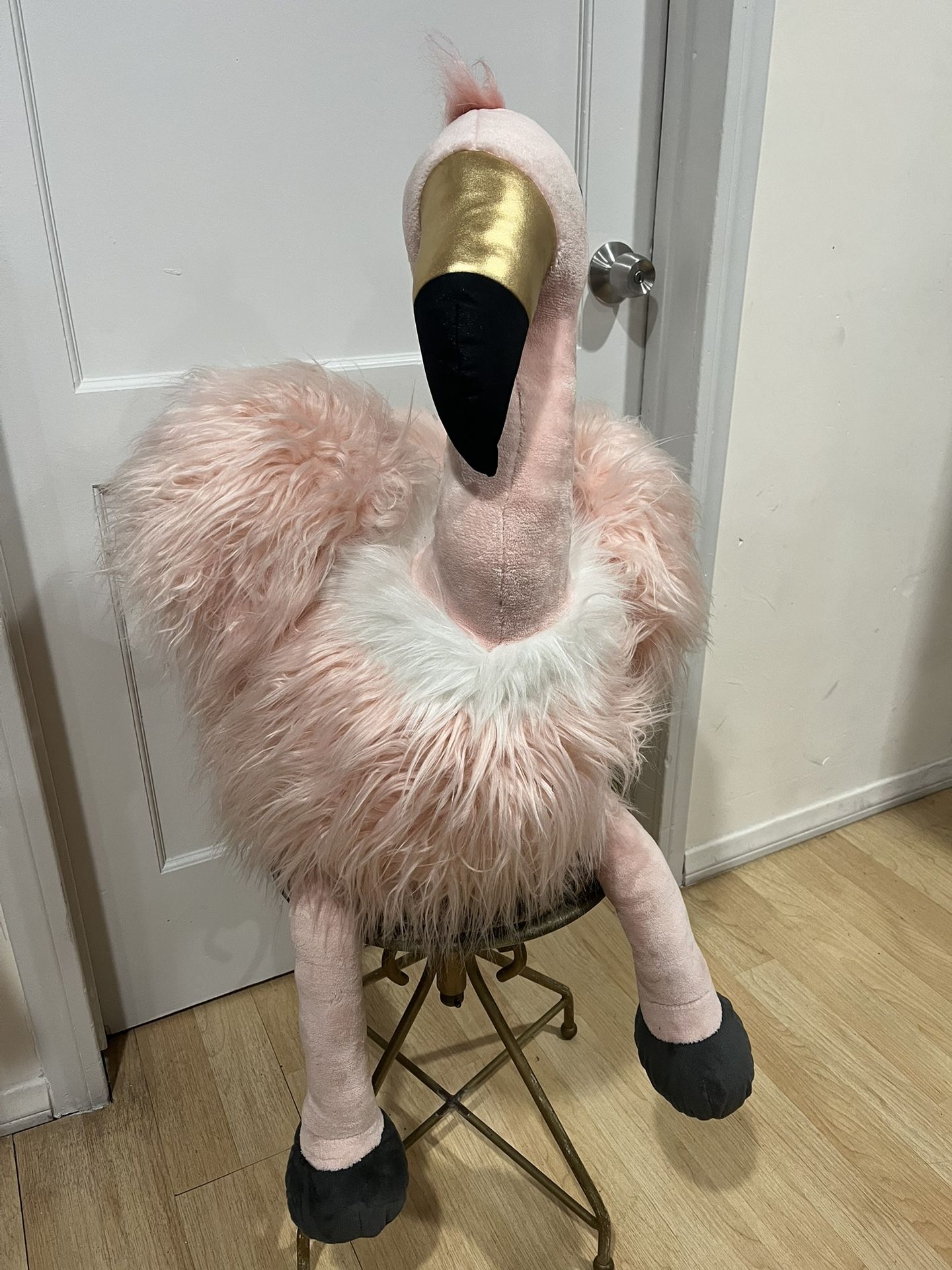 Giant Pink Flamingo 40 Inch Tall Stuffed Plush Animal