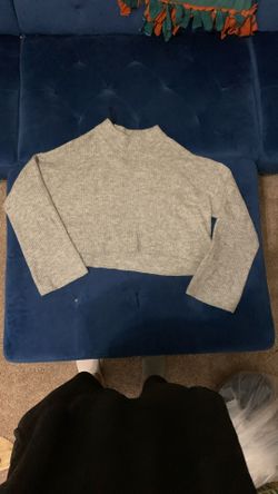 Divided H&M L Oversized Crop Top Sweater