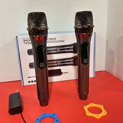Microphone 🎤 🎤 2 Sing Together Wireless 🛜 $50.NEW