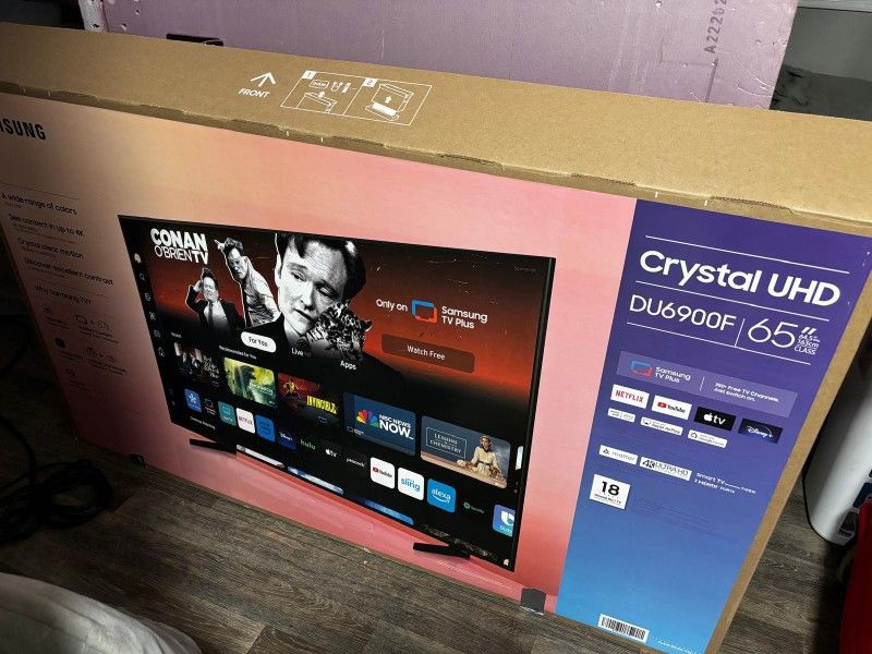 Samsung 65" Crystal UHD Smart TV (Model DU6900F) 2025