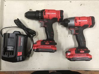 Combo set, Tools-Power craftsman W/2 Batteries & Charger