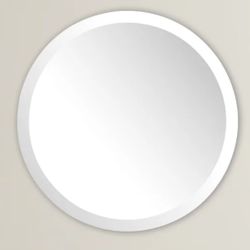 Modern Frameless Accent Mirror 