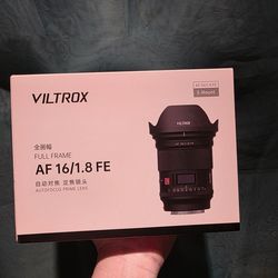 Viltrox AF 16mm f/1.8 FE Lens Sony E full frame