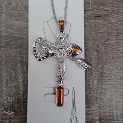 American Eagle Tomahawk Pendant Chain