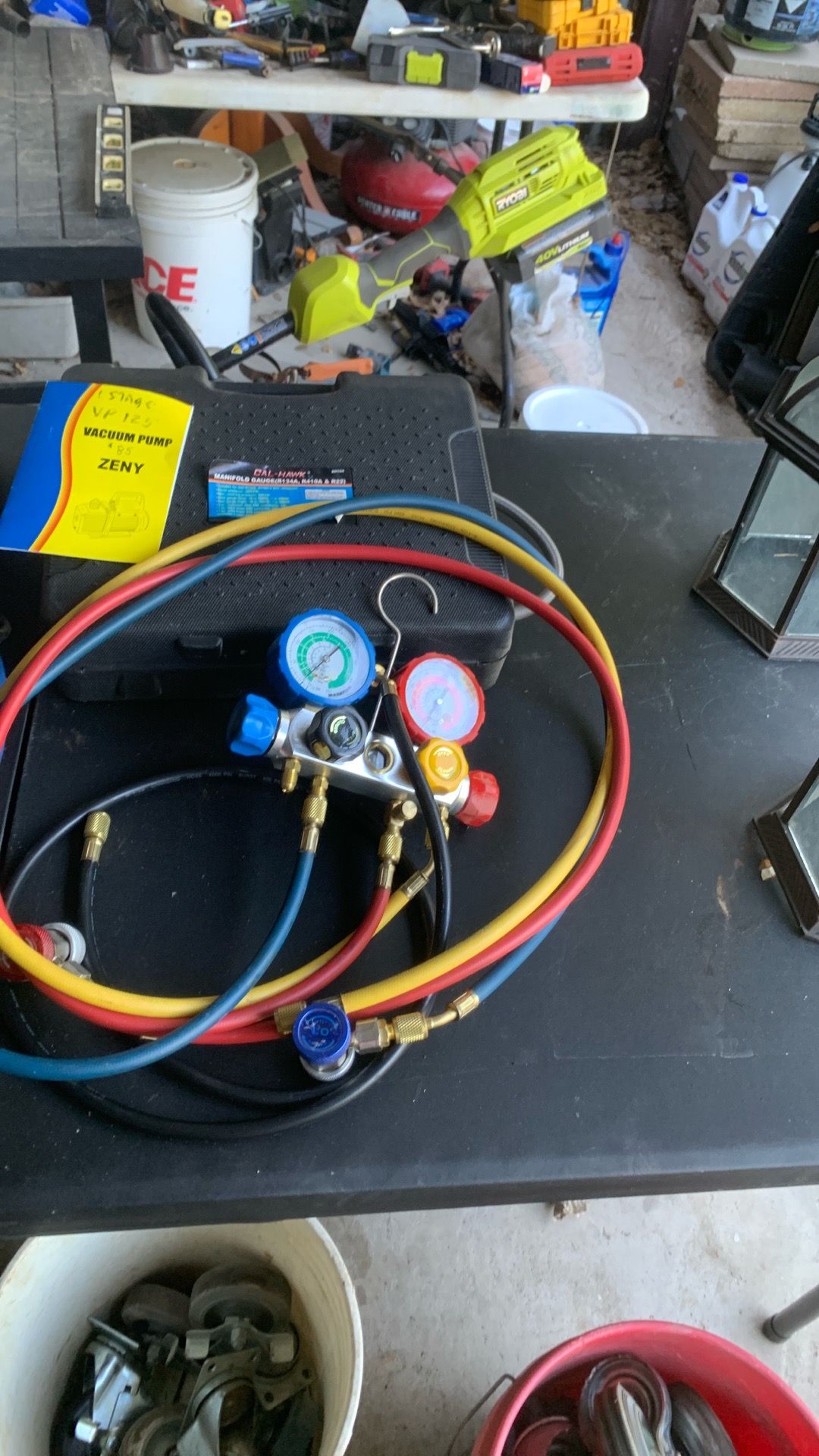 HVAC GAUGES &Vacuum pump