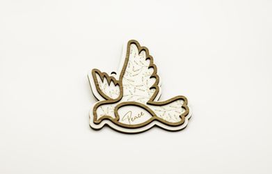 Two Toned Christmas Ornaments 