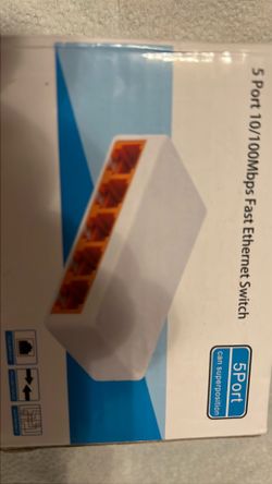 5 Port 10/100Mbps Fast Ethernet