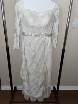 Large Floral Lace Long Sleeve Wedding Dress for Sale in Aurora, CO - OfferUp Large Floral Lace Long Sleeve Wedding Dress for Sale in Aurora, CO - OfferUp