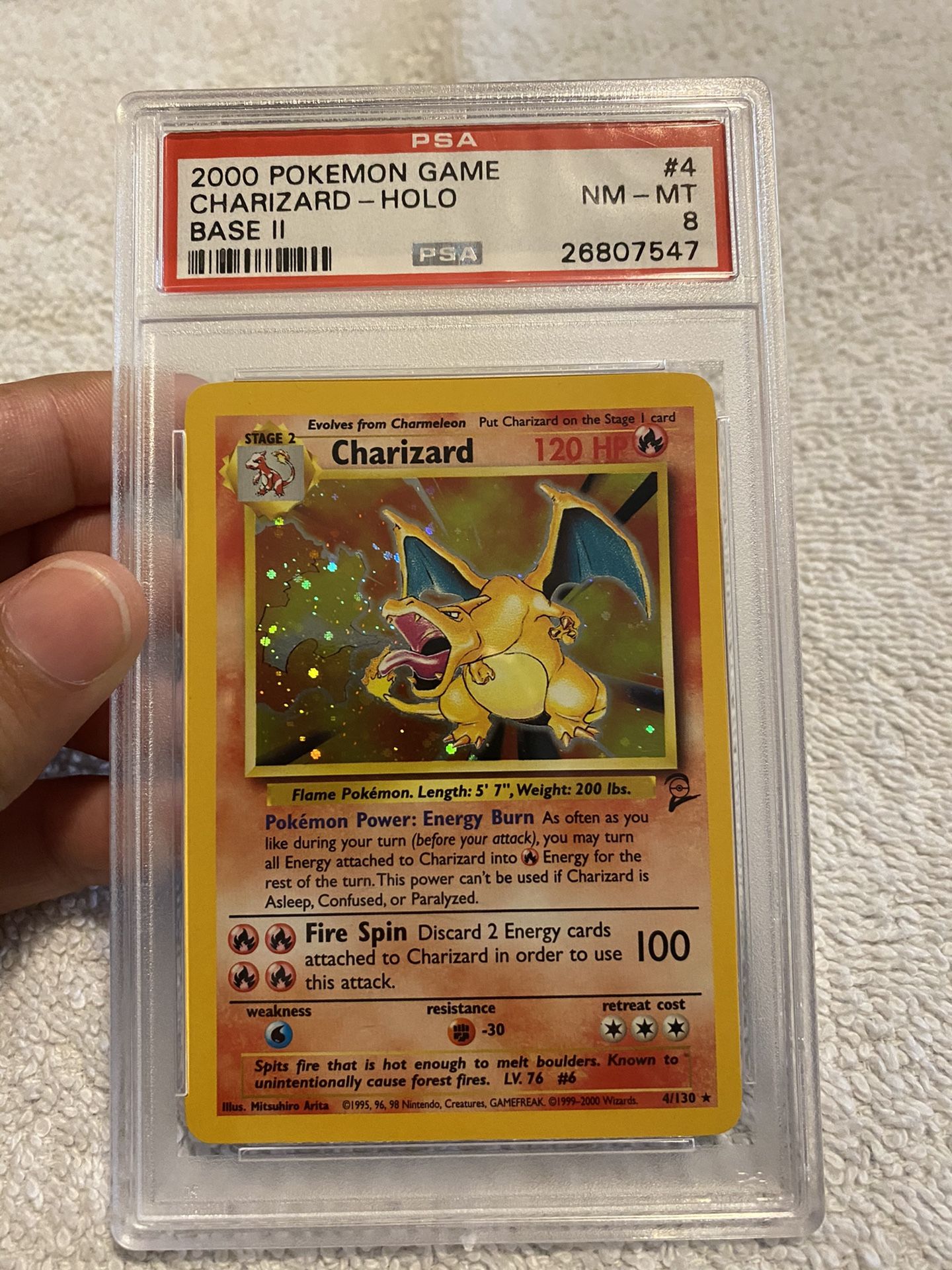 Pokemon PSA graded Charizard