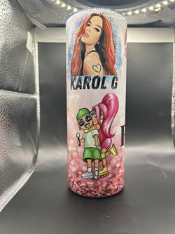 Karol G Skinny Tumbler 