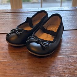 Toddler Girl Black Flats