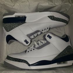 Retro Jordan 3 Midnight Navy Blue Size 10.5 Men's 