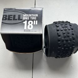 Bell Standard Mountain Bike Tire, 18" x 1.75-2.125", Black