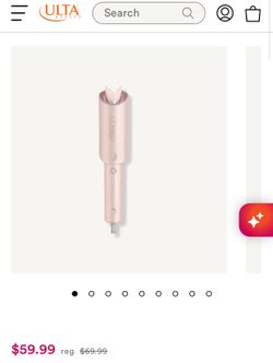 TYMO CURLPRO automatic rotating curling iron features one-click,