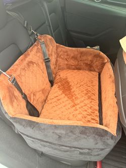 Pet Car Seat Booster with Safety Straps