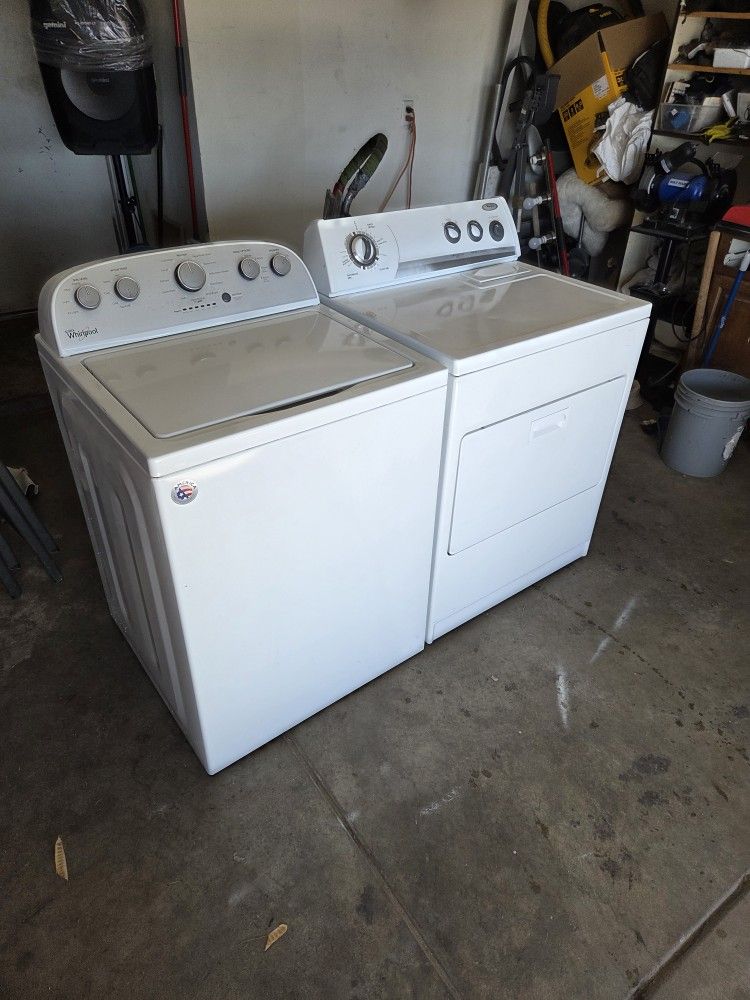 Whirlpool Washer And Electric Dryer Large Capacity