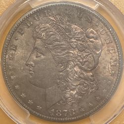 PCGS CERTIFIED MS63 1878 CARSON CITY MORGAN SILVER DOLLAR