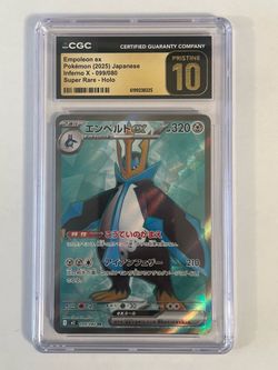 Empoleon ex CGC Pristine 10 Japanese Pokémon Holo Card