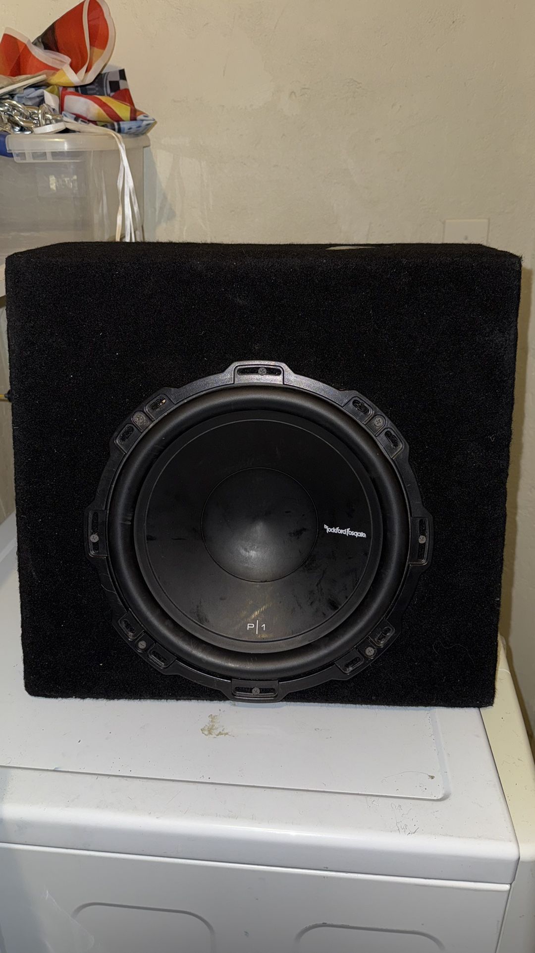 12” RockfordWith Ground Shaker Box