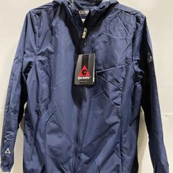 Women's Blue Gerry Windbreaker, Large, New!