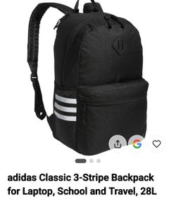 Adidas 3 Stripe Backpack...New