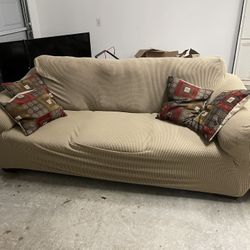 Couch Set, Covers & Pillows