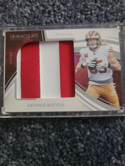 George Kittle Immaculate Collection Patch Card /25
