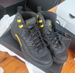Nike Air Jordan 12 Retro Black Taxi (GS) 153265-071 Size 6.5