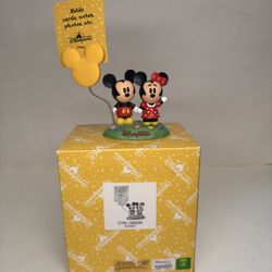  New Disney Hong Kong, Mickey And Minnie Mouse Mouse  Note/picture Holder 